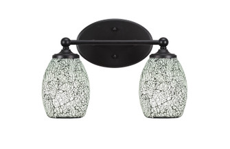 Capri Two Light Bathroom Lighting in Matte Black (200|5912-MB-4165)