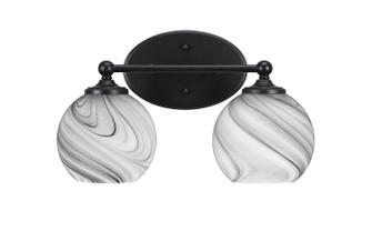 Capri Two Light Bathroom Lighting in Matte Black (200|5912-MB-4109)