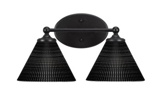 Capri Two Light Bathroom Lighting in Matte Black (200|5912-MB-4059)