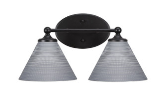 Capri Two Light Bathroom Lighting in Matte Black (200|5912-MB-4052)