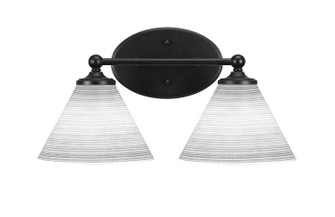 Capri Two Light Bathroom Lighting in Matte Black (200|5912-MB-4051)