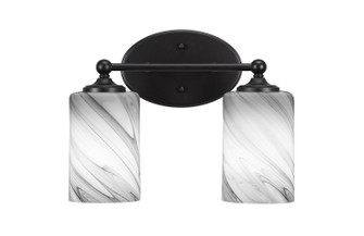 Capri Two Light Bathroom Lighting in Matte Black (200|5912-MB-3009)