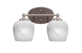 Capri Two Light Bathroom Lighting in Brushed Nickel (200|5912-BN-4811)