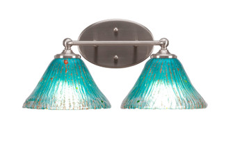 Capri Two Light Bathroom Lighting in Brushed Nickel (200|5912-BN-458)