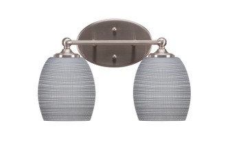 Capri Two Light Bathroom Lighting in Brushed Nickel (200|5912-BN-4022)