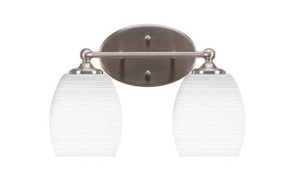 Capri Two Light Bath Bar in Brushed Nickel (200|5912-BN-4021)
