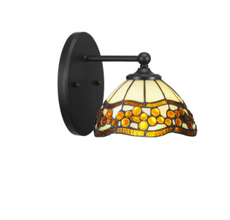 Capri One Light Wall Sconce in Matte Black (200|5911-MB-9975)