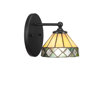 Capri One Light Wall Sconce in Matte Black (200|5911-MB-9405)