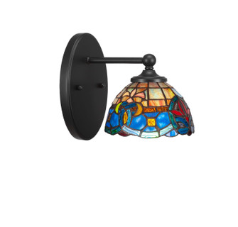 Capri One Light Wall Sconce in Matte Black (200|5911-MB-9355)