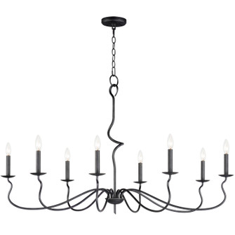 Padrona Eight Light Chandelier in Black Oxide (16|27708BO)