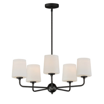 Bristol Five Light Chandelier in Anthracite (16|12095SWAR)