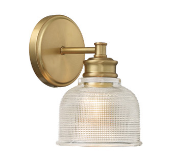 One Light Wall Sconce in Natural Brass (446|M90093NB)