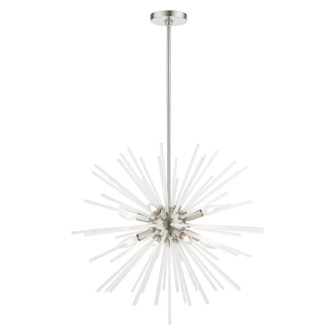 Uptown Eight Light Chandelier in Brushed Nickel (107|48826-91)