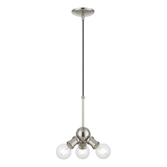 Lansdale Three Light Pendant in Brushed Nickel (107|47164-91)