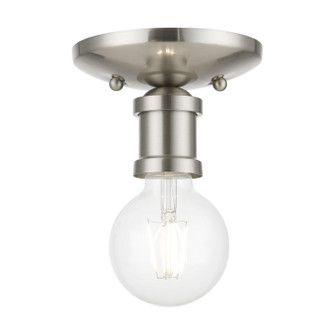 Lansdale One Light Flush Mount in Brushed Nickel (107|47160-91)