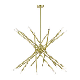 Soho 20 Light Chandelier in Satin Brass (107|46779-12)