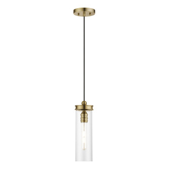 Devoe One Light Mini Pendant in Antique Brass (107|41236-01)