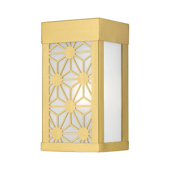 Berkeley One Light Outdoor Wall Sconce in Satin Gold (107|24321-32)