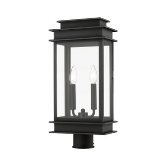 Princeton Two Light Outdoor Post Top Lantern in Black (107|2017-04)