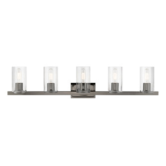 Clarion Five Light Vanity Sconce in Black Chrome (107|18035-46)