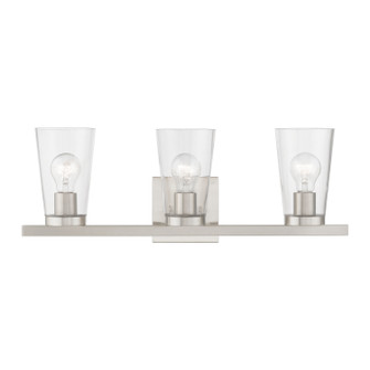 Cityview Three Light Vanity Sconce in Brushed Nickel (107|17623-91)