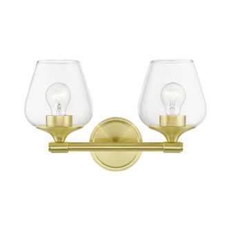 Willow Two Light Vanity Sconce in Satin Brass (107|17472-12)