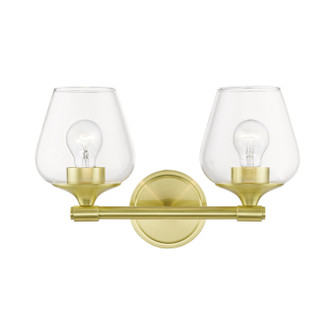Willow Two Light Vanity Sconce in Satin Brass (107|17472-12)
