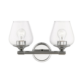 Willow Two Light Vanity Sconce in Polished Chrome (107|17472-05)