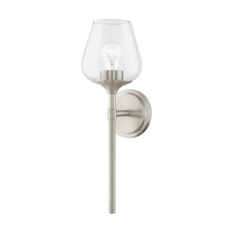 Willow One Light Vanity Sconce in Brushed Nickel (107|17471-91)