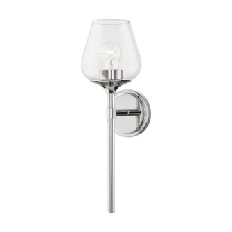 Willow One Light Vanity Sconce in Polished Chrome (107|17471-05)
