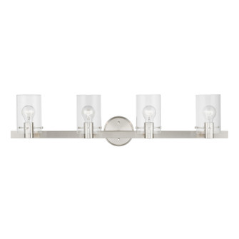 Munich Four Light Vanity Sconce in Brushed Nickel (107|17234-91)