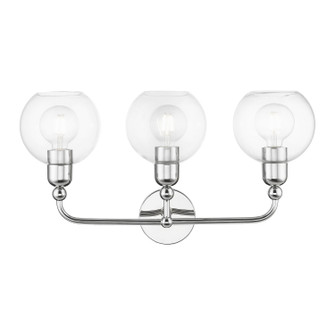 Downtown Three Light Vanity Sconce in Polished Chrome (107|16973-05)