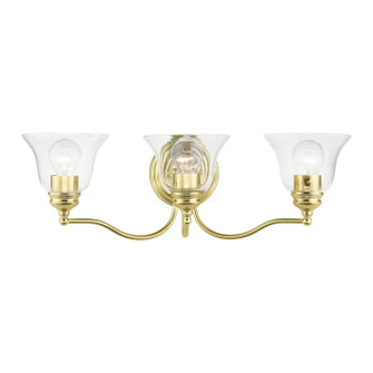 Moreland Three Light Vanity Sconce in Polished Brass (107|16933-02)