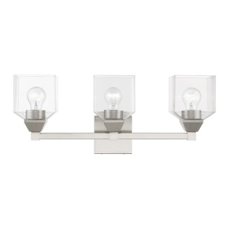 Aragon Three Light Vanity Sconce in Brushed Nickel (107|16773-91)