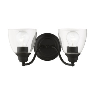 Montgomery Two Light Vanity Sconce in Black (107|15132-04)