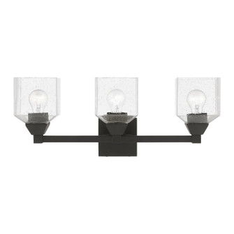 Aragon Three Light Vanity Sconce in Black (107|10383-04)