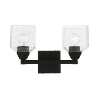 Aragon Two Light Vanity Sconce in Black (107|10382-04)