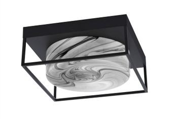 Flush Mounts Two Light Flush Mount in Matte Black (200|852-MB-9)
