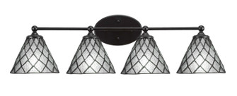 Capri Four Light Bath Bar in Matte Black (200|5914-MB-9185)