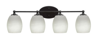 Capri Four Light Bath Bar in Matte Black (200|5914-MB-615)