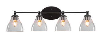 Capri Four Light Bathroom Lighting in Brushed Nickel (200|5914-MB-4760)