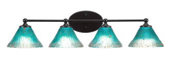 Capri Four Light Bath Bar in Matte Black (200|5914-MB-458)