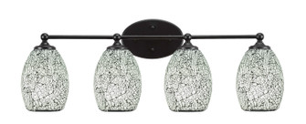 Capri Four Light Bath Bar in Matte Black (200|5914-MB-4165)