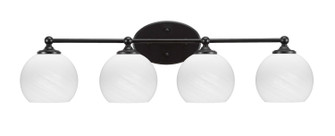 Capri Four Light Bath Bar in Matte Black (200|5914-MB-4101)