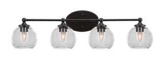 Capri Four Light Bath Bar in Matte Black (200|5914-MB-4100)