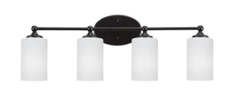 Capri Four Light Bathroom Lighting in Brushed Nickel (200|5914-MB-4061)