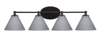 Capri Four Light Bathroom Lighting in Brushed Nickel (200|5914-MB-4052)