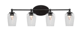 Capri Four Light Bath Bar in Matte Black (200|5914-MB-210)