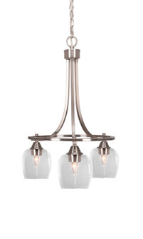 Paramount Three Light Chandelier in Brushed Nickel (200|3413-BN-4810)