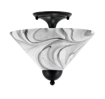 Any Two Light Semi-Flush Mount in Matte Black (200|120-MB-2129)